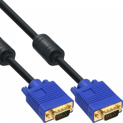 Inline vga kabel - s-vga, 15pol
