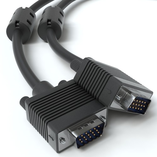 Vga monitorkabel 2x15pol - s-vga-monitorkabel,