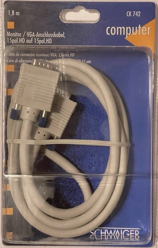 Schwaiger vga monitor kabel - monitor,